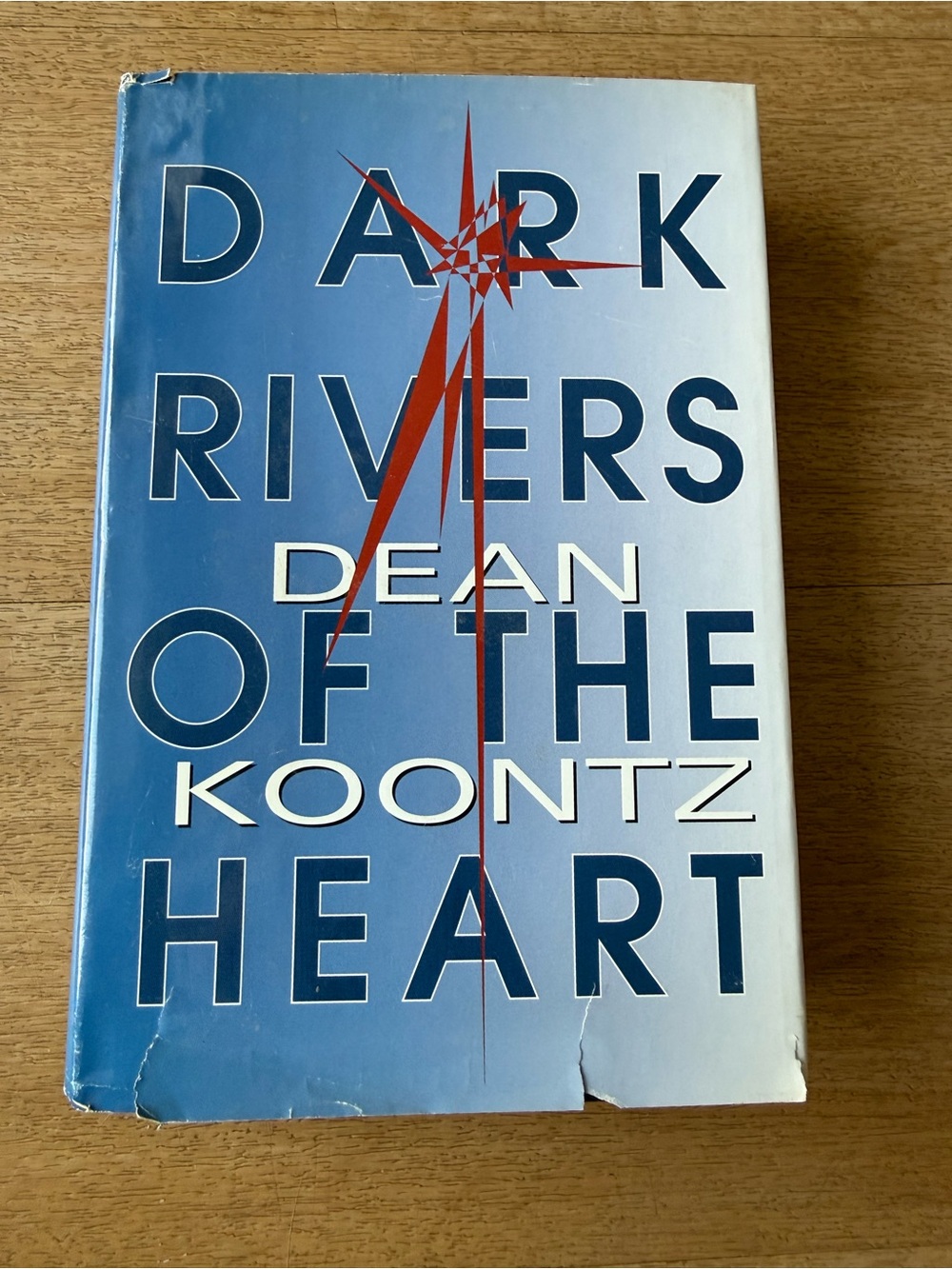 📚3 for $12📚 Dark Rivers of the Heart by Dean Koontz - Blue Hardcover